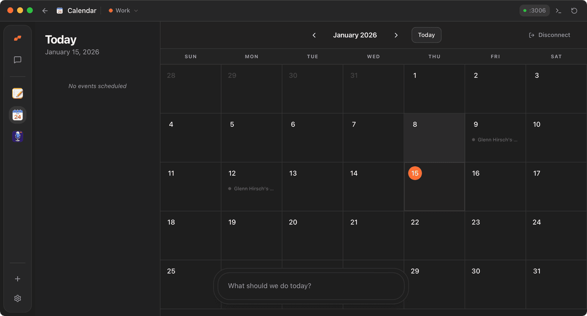 Build a Calendar App
