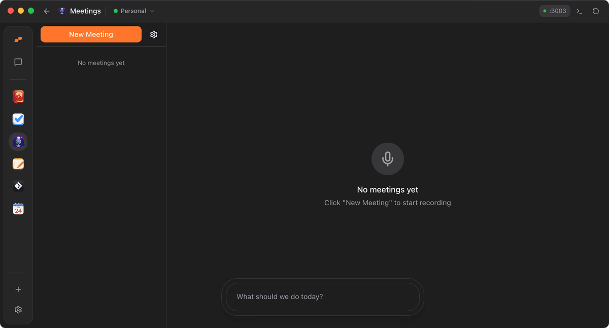 Build a Meeting Notes App